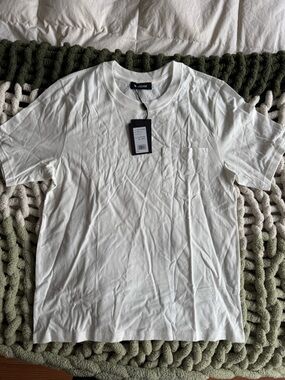 NAADAM Men's White Short-Sleeve Pocket Tee